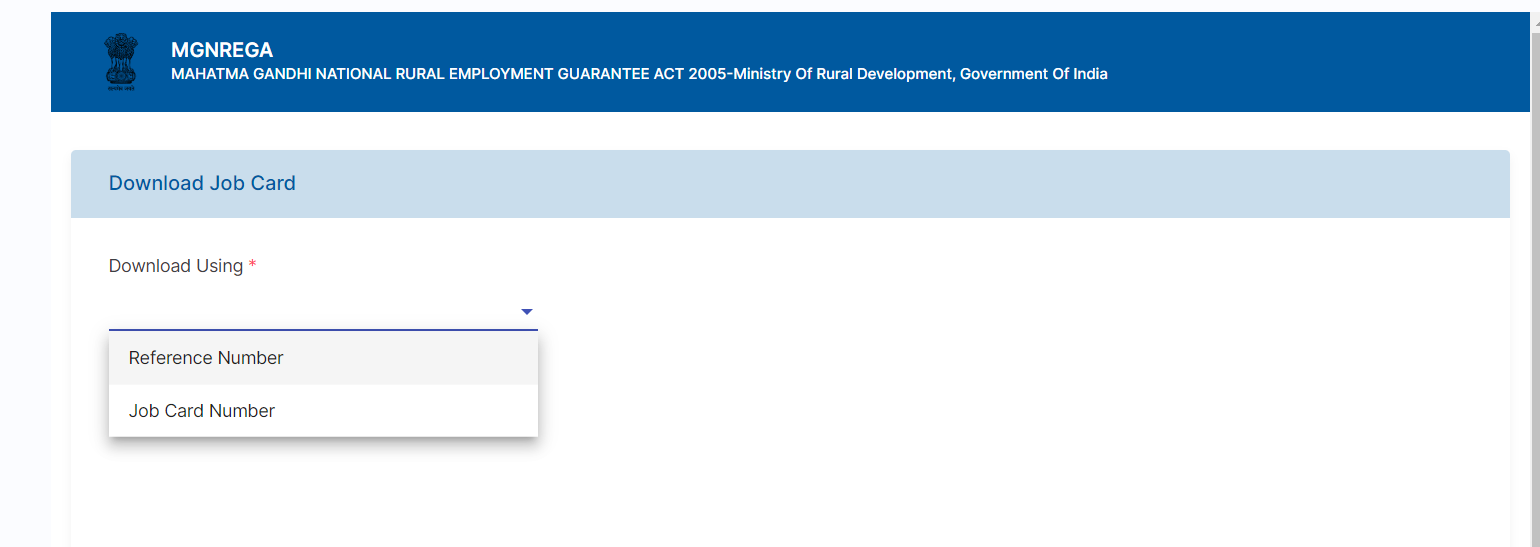 NREGA Job Card Download